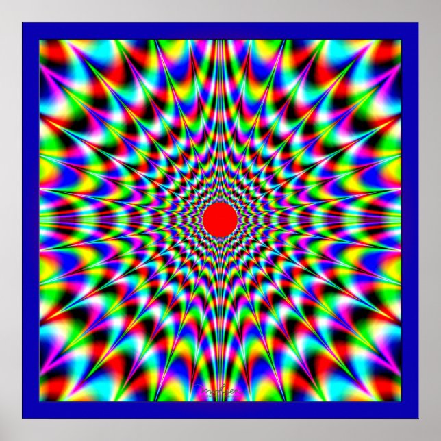 Ausbruch des Fraktals Poster (Vorne)