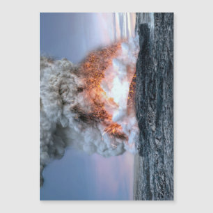 Ausbruch des Kilauea-Vulkans auf Hawaii,  Magnetkarte