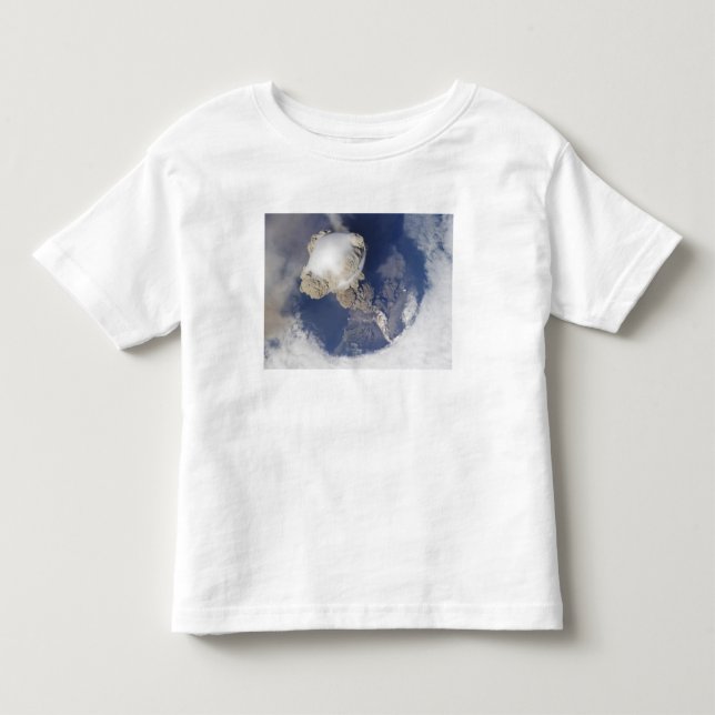 Ausbruch des Vulkans Sarychev Kleinkind T-shirt (Vorderseite)