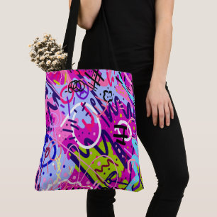 Ausbruch von Star: Abstrakte Kunst Tasche