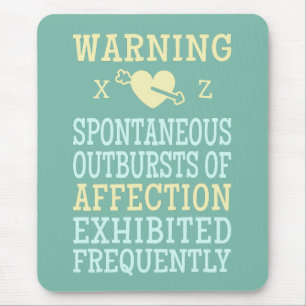 Ausbrüche von Zuneigung-Zollmousepad Mousepad