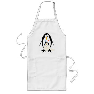 Ausbrüten der Penguin-Schürze Lange Schürze