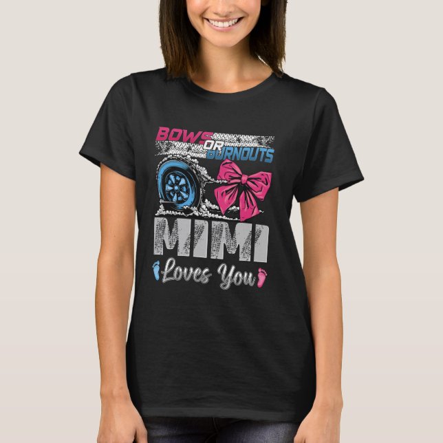 Ausbuchtungen oder Bows Mimi Lieben Sie Geschlecht T-Shirt (Vorderseite)