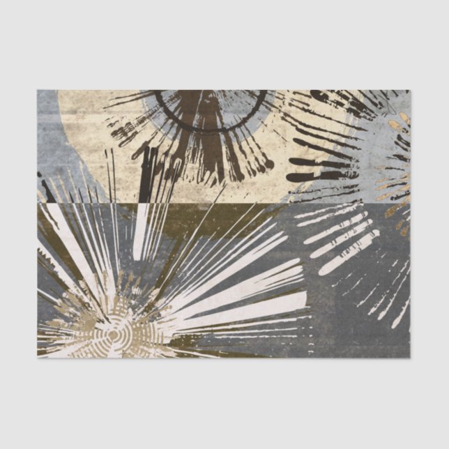 Ausburst Tiles I Seidenpapier (Vorderseite)