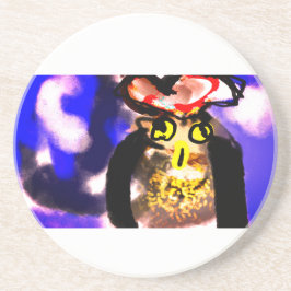 Auschecken Getränkeuntersetzer