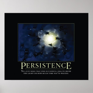 Ausdauer Demotivational Plakate