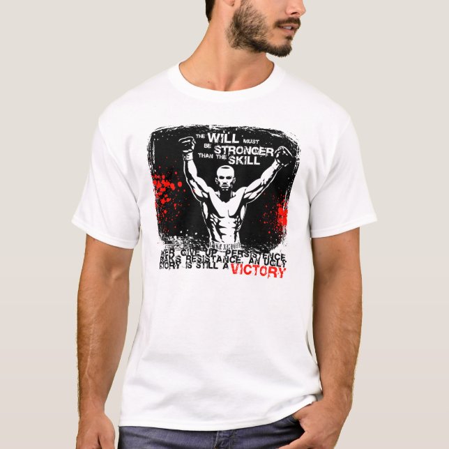 Ausdauer für Sieg-T - Shirt (Vorderseite)