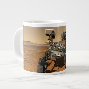 Ausdauerrenderung auf der Oberfläche von Mars. Jumbo-Tasse