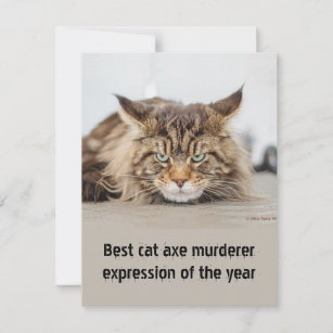 Ausdruck des besten Katzenax-Mörders