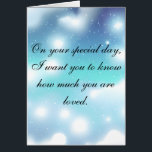 Ausdrücke der Geburtstagskarte von Liebe Daughter<br><div class="desc">Feiern Sie den Geburtstag Ihrer Tochter mit unserer "Expressions of Liebe"-Karte,  einer herzlichen und wunderschön gestalteten Hommage an die besondere Bindung,  die Sie teilen. Diese Karte soll die Tiefe Ihrer Liebe in jedem Pinselstrich und jeder Stimmung vermitteln.</div>