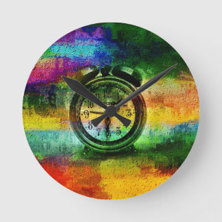Ausdrucks- und Kommunikationskunst | Zazzle_Growsh Runde Wanduhr