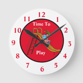 AUSDRUCKSAMMLUNG VON KINDERN RUNDE WANDUHR