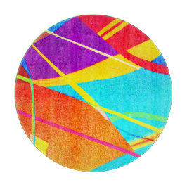 Ausdrucksfarbmuster Schneidebrett