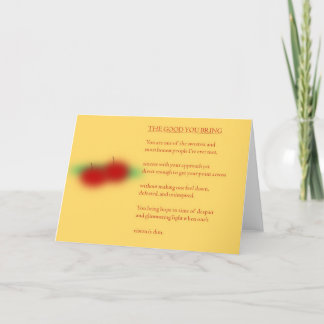 Ausdruckskarte Feiertagskarte