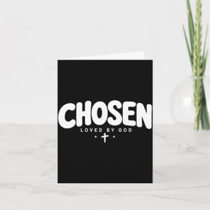 Auserwählt von Gott geliebt christlicher Glaube Ju Karte