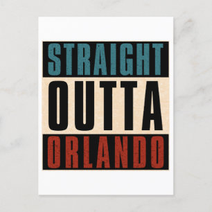 Ausfahrt Orlando Florida FL Postkarte