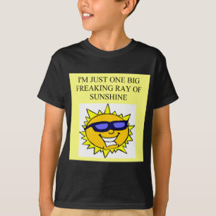 ausflippender Sonnenstrahl T-Shirt