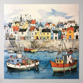 Ausflug am Meer Poster