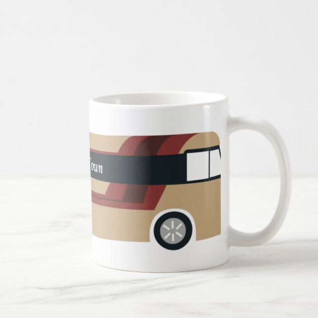 Ausflug-Bus-Tasse Kaffeetasse (Rechts)