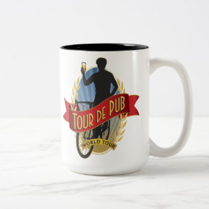 Ausflug de Pub Mug Zweifarbige Tasse