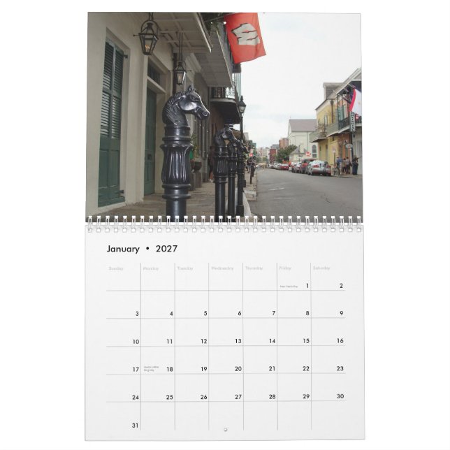 Ausflug des französischen Viertels - Kalender 2010 (Jan 2027)
