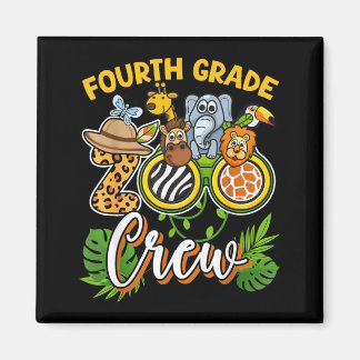 Ausflug ins Zoo der vierten Klasse - Mannschafts-M Magnet