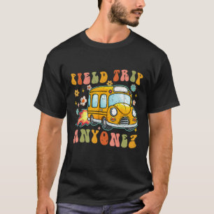 Ausflug irgendjemand Groovy Schulbusfahrer Gelb T-Shirt