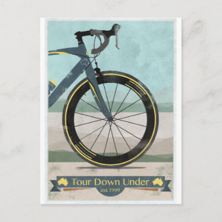 Ausflug unten unter Fahrrad Postkarte