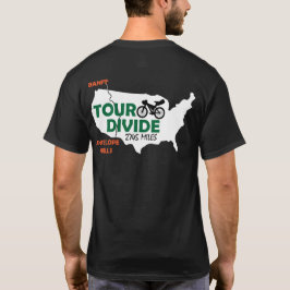 Ausflug-Verteilung Bikepacking T - Shirt