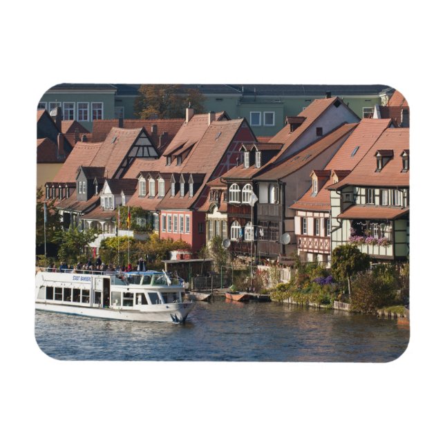 Ausflugsschiff in Klein-Venedig und Regnitz Magnet (Horizontal)