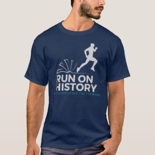 Ausführen auf dem History T - Shirt