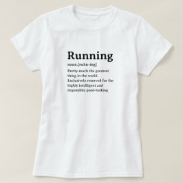 Ausführen einer humorvollen Wörterbuchdefinition T-Shirt
