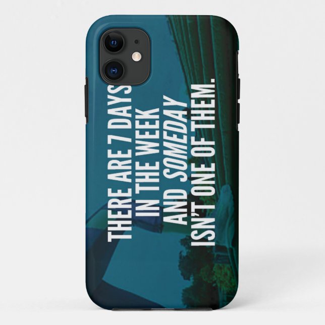 Ausführen Motivierend Wörter Case-Mate iPhone Hülle (Rückseite)