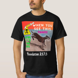 Ausführen. T - Shirt der Schrift