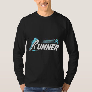 Ausführen von Fitness-Übungen Gym Workout-Laufbahn T-Shirt