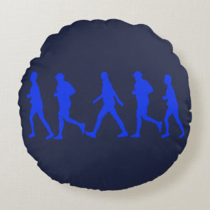 Ausführen von Joggen-Ausführung Rundes Kissen