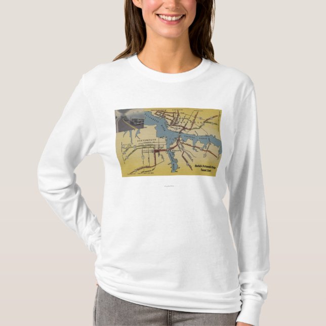 Ausführliche Karte des T-Shirt (Vorderseite)