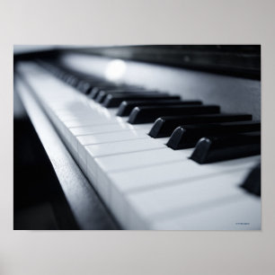 Ausführliche Klavier-Schlüssel 2 Poster