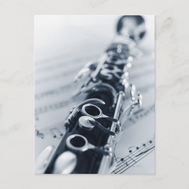 Ausführlicher Clarinet Postkarte (Vorderseite)
