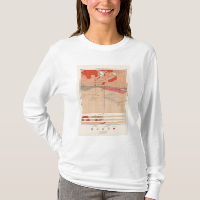 Ausführliches Geologie-Blatt XXIX T-Shirt (Vorderseite)