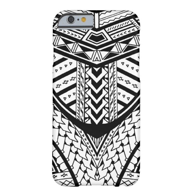 Ausführliches samoaisches Stammes- Case-Mate iPhone Hülle (Rückseite)