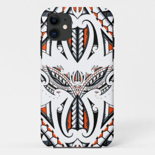 Ausführliches Stammes- Maori- polynesisches orange title_seo2