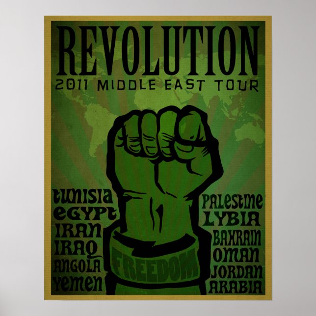 Ausgabe der Revolution 2011 Poster (Vorne)