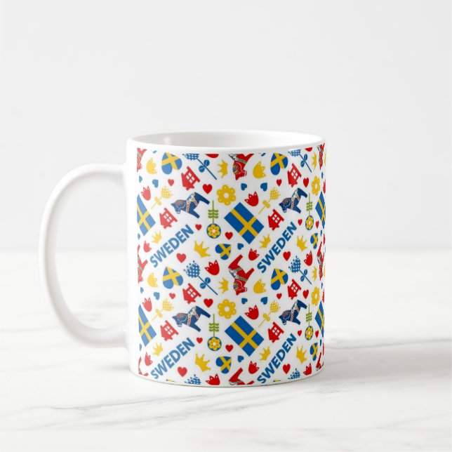 AUSGANG ZUR SCHWEDENEN KAFFEE-TASSE KAFFEETASSE (Links)