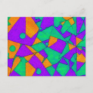 Ausgebeutet - Ken Gage Abstract Postkarte