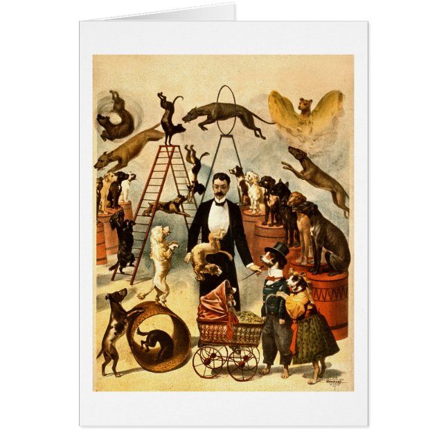 Ausgebildete Hundetat 1899 - Vintages (Vorne)