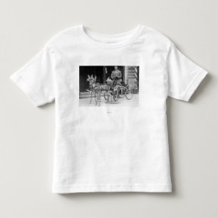Ausgebildete Rotwild vorgespannt zu einem Kleinkind T-shirt