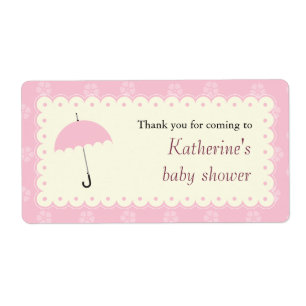 Ausgebogter Spitze-Babyparty-Aufkleber