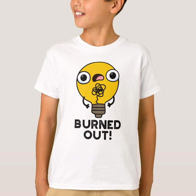 Ausgebrannter Glanzpuff T-Shirt (Vorderseite)