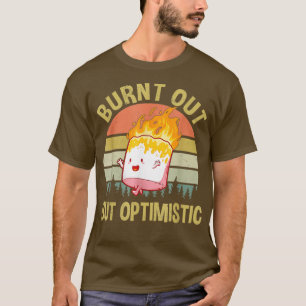 Ausgebranntes, aber optimistisches Niedliches Mars T-Shirt